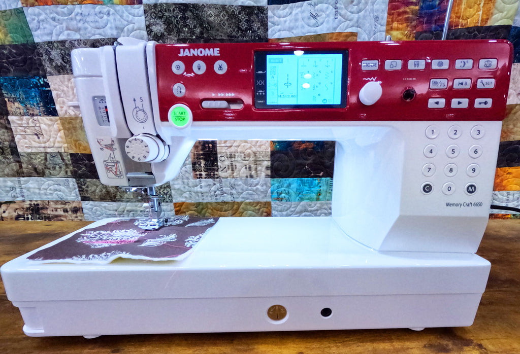 Janome Memory Craft 6650 Sewing & Embroidery Machine