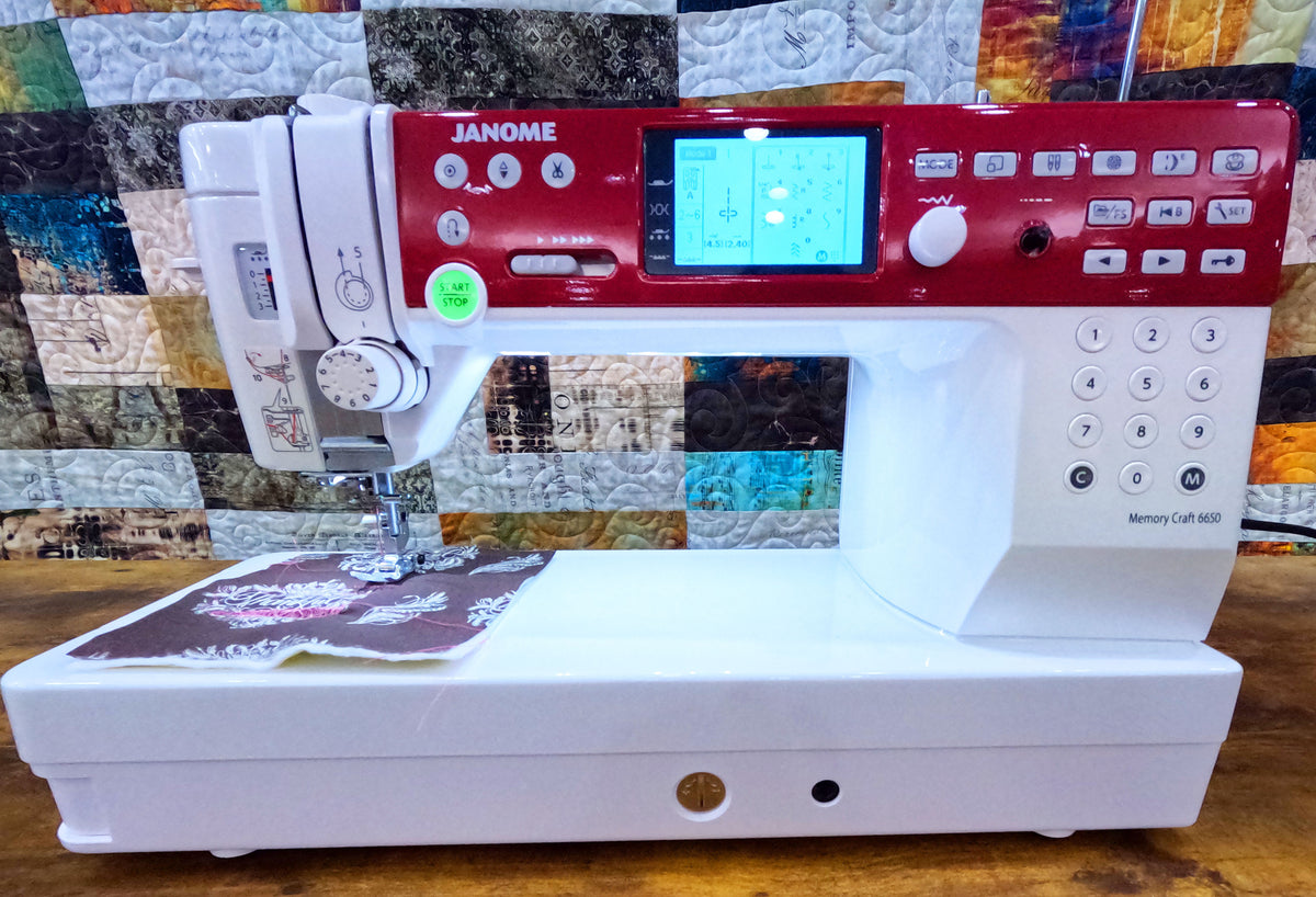 Janome Memory Craft 6650 Sewing & Embroidery Machine