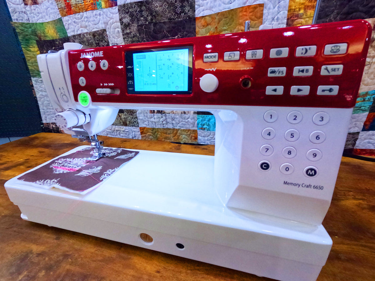 Janome Memory Craft 6650 Sewing & Embroidery Machine