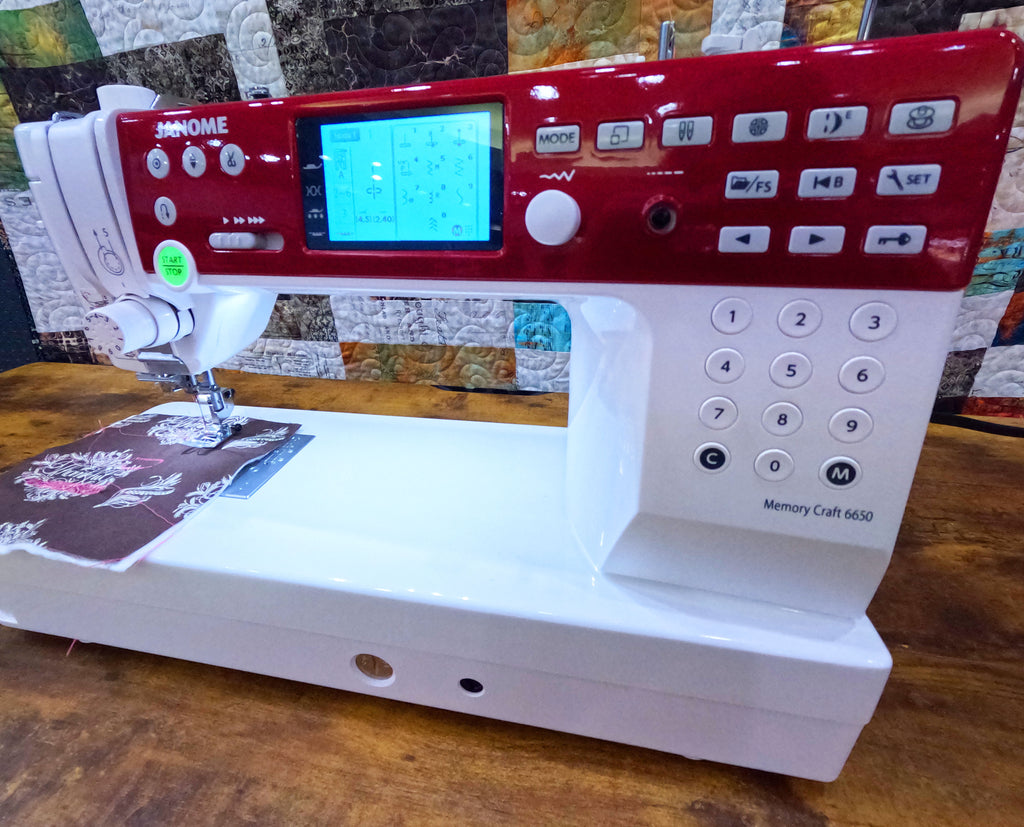 Janome Memory Craft 6650 Sewing & Embroidery Machine